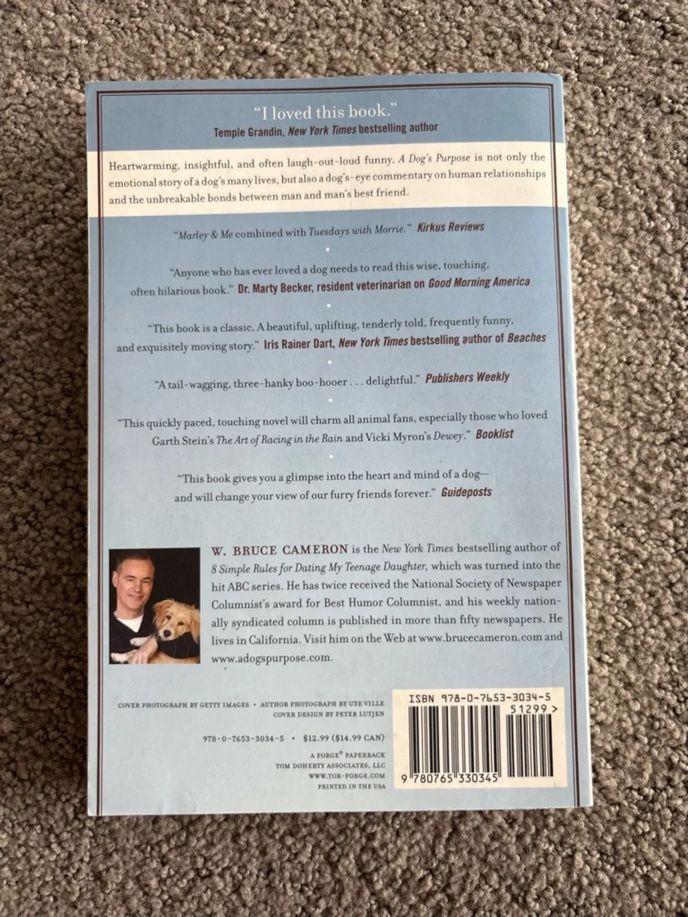 3/$20 A Dog's Purpose - paperback novel book - Picture 2 of 2
